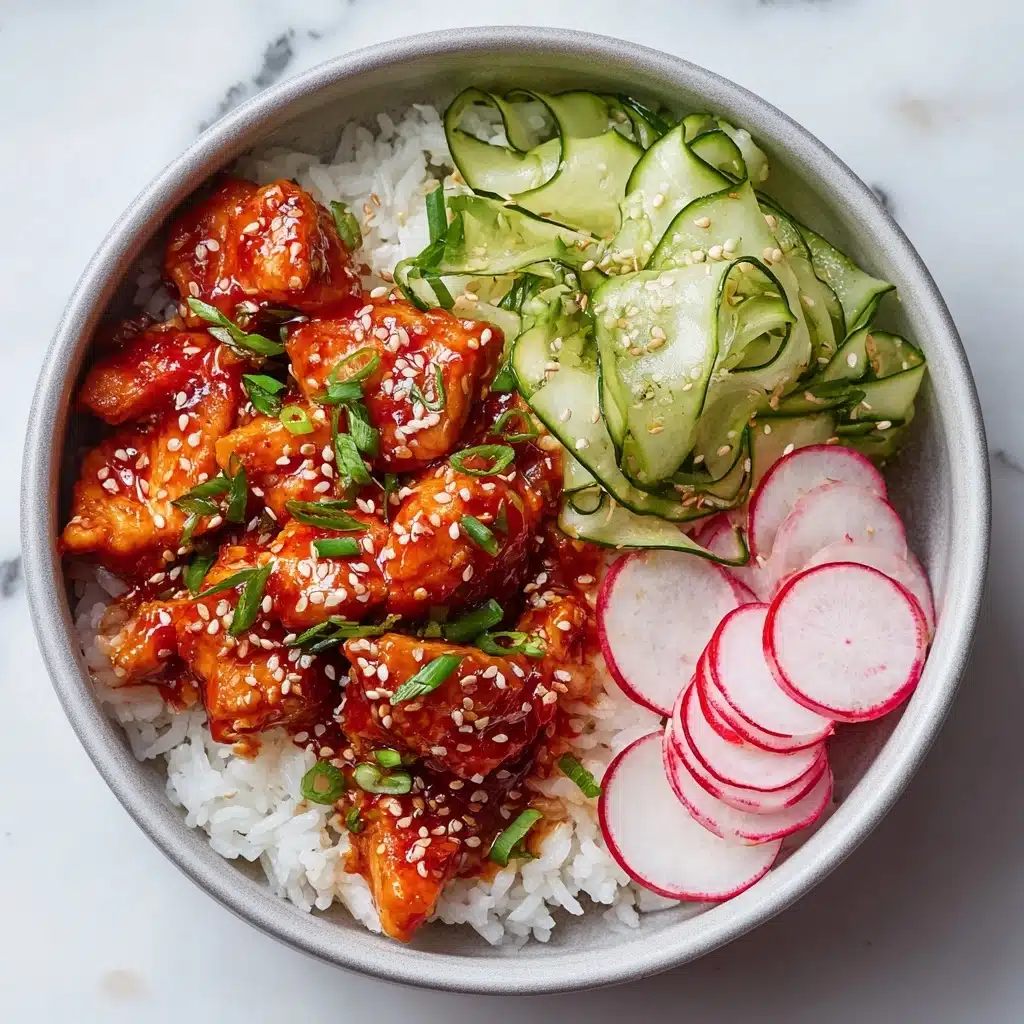 Korean Gochujang Chicken Bowl Recipe