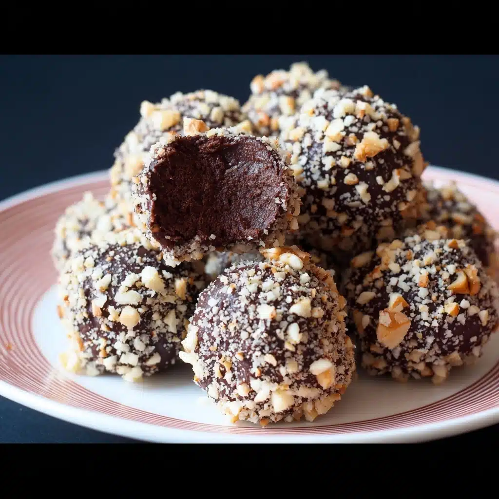 Healthy Chocolate Chickpea Truffles Recipe - Recipe Image