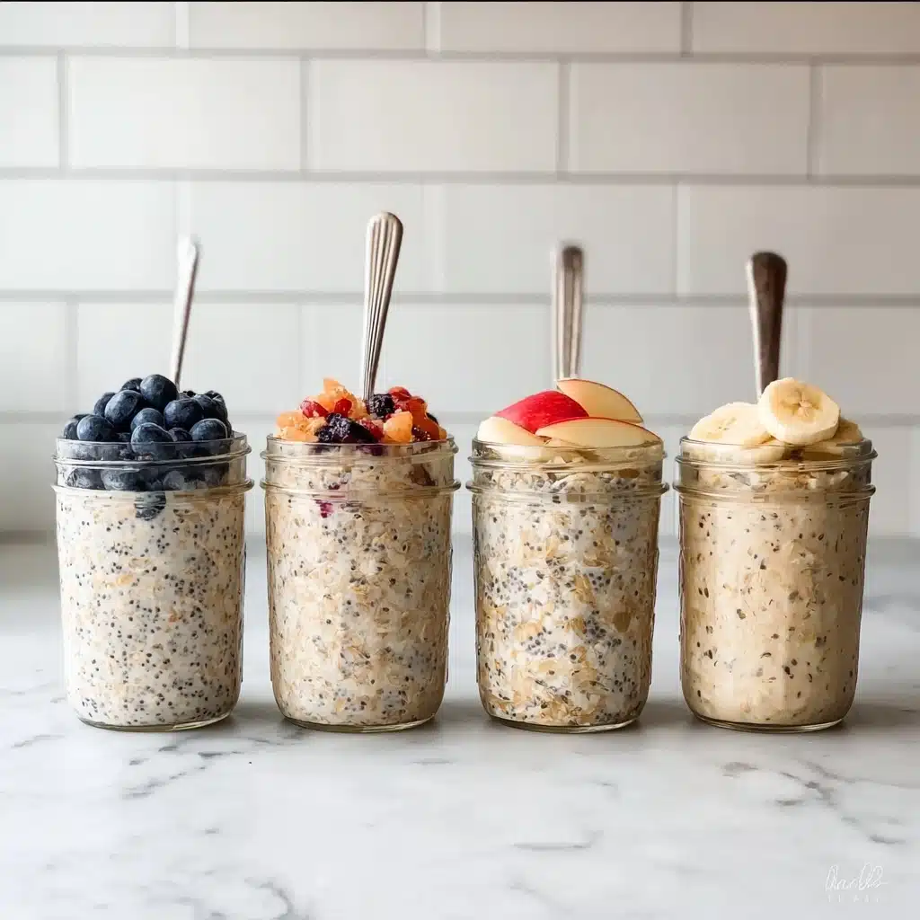 Overnight Oats {4 ways} Recipe - Recipe Image