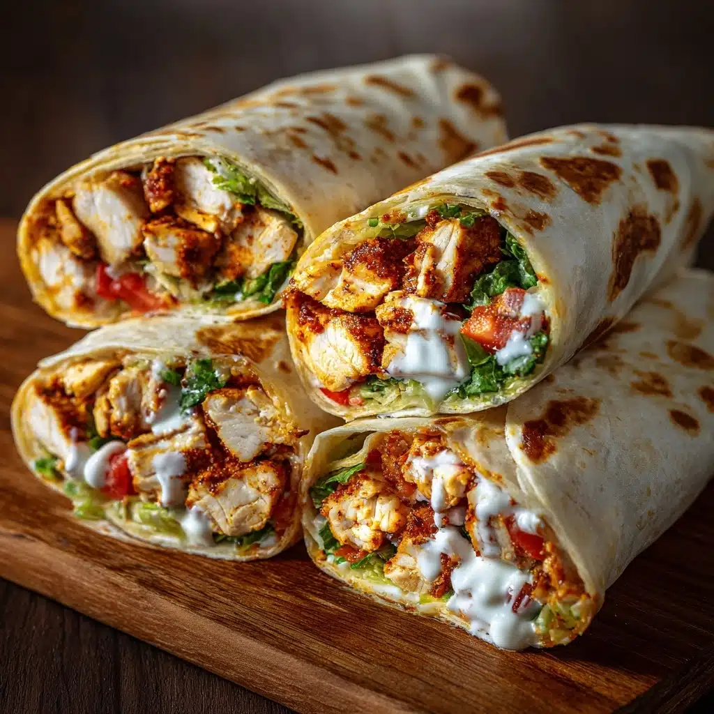 Chicken & Mozzarella Wraps Recipe