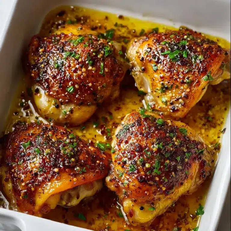 Crispy Oven-Baked Chicken Thighs Recipe