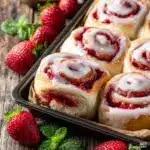 Strawberry Cheesecake Cinnabon Rolls Recipe