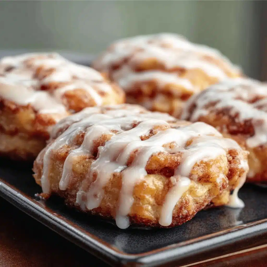 Baked Apple Fritters with Glaze Recipe - Recipe Image