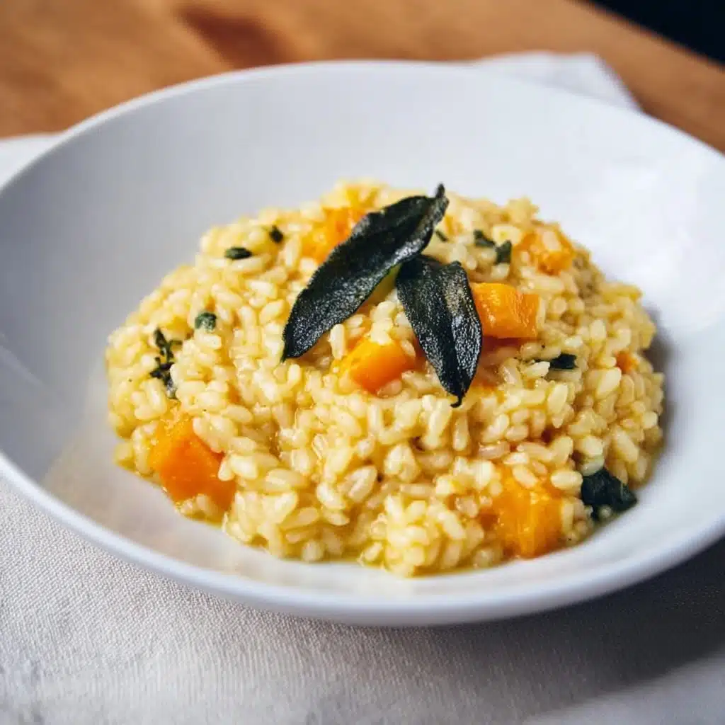 Butternut Squash and Sage Risotto Recipe - Recipe Image