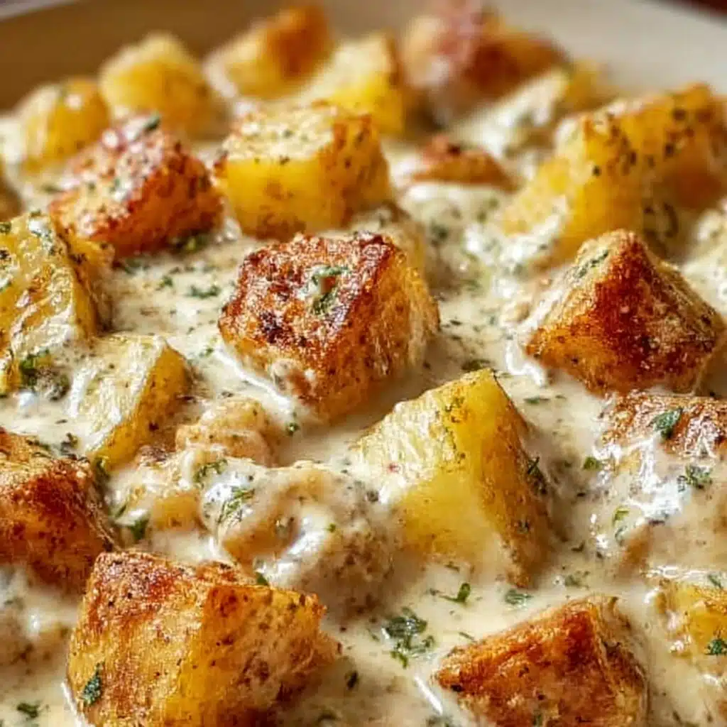 Garlic Parmesan Crockpot Chicken and Potatoes Recipe