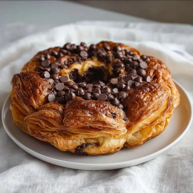 Chocolate Croissant Breakfast Bake that Everyone Loves! Recipe