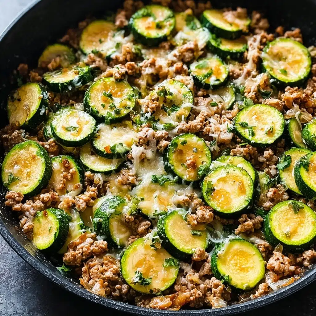 Ground Turkey and Zucchini Skillet Recipe - Recipe Image