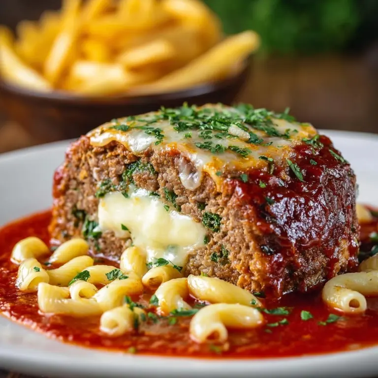 Melt-in-Your-Mouth Garlic Parmesan Chicken Meatloaf Recipe