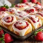 Strawberry Cheesecake Cinnabon Rolls Recipe