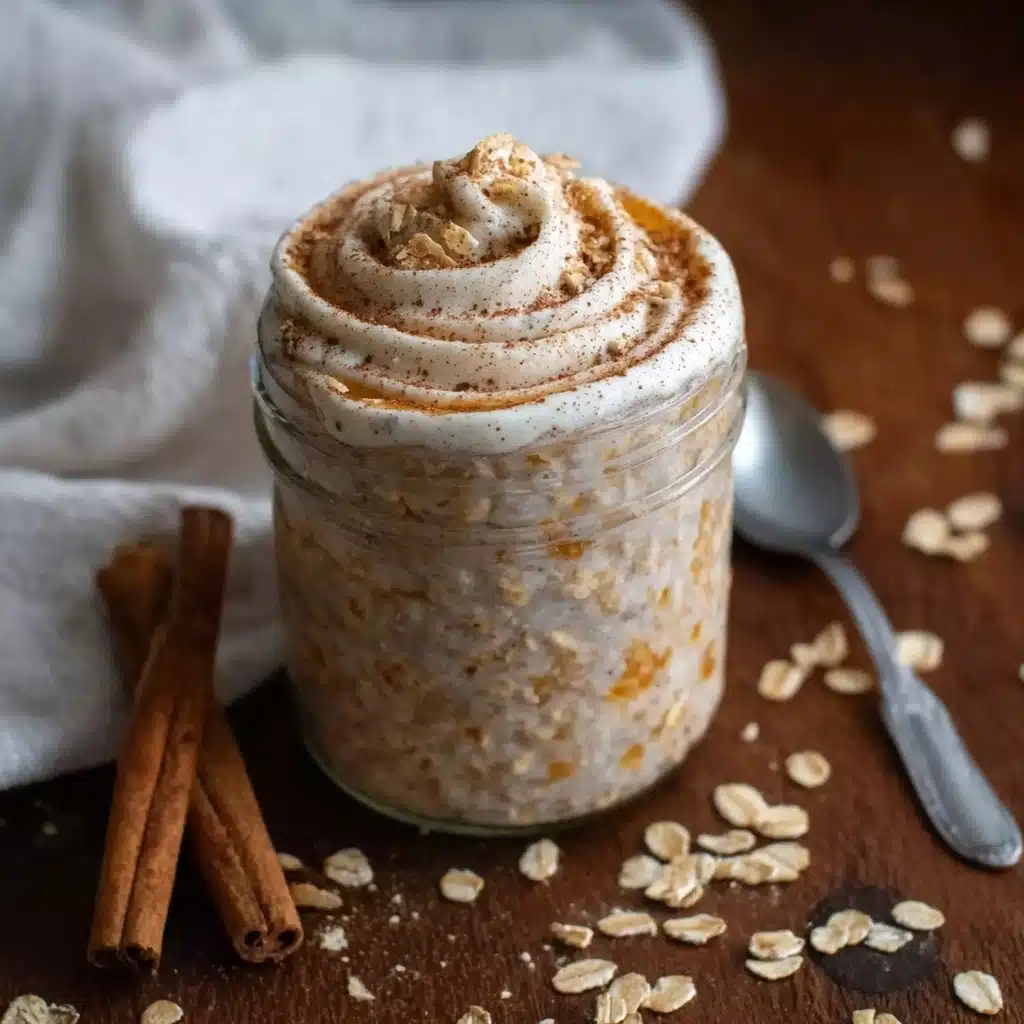 Delicious Cinnamon Roll Overnight Oats Recipe