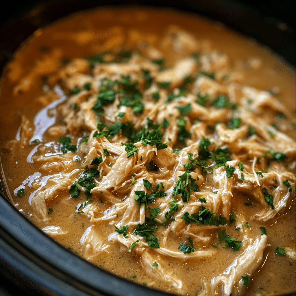 Crockpot Chicken & Gravy Recipe