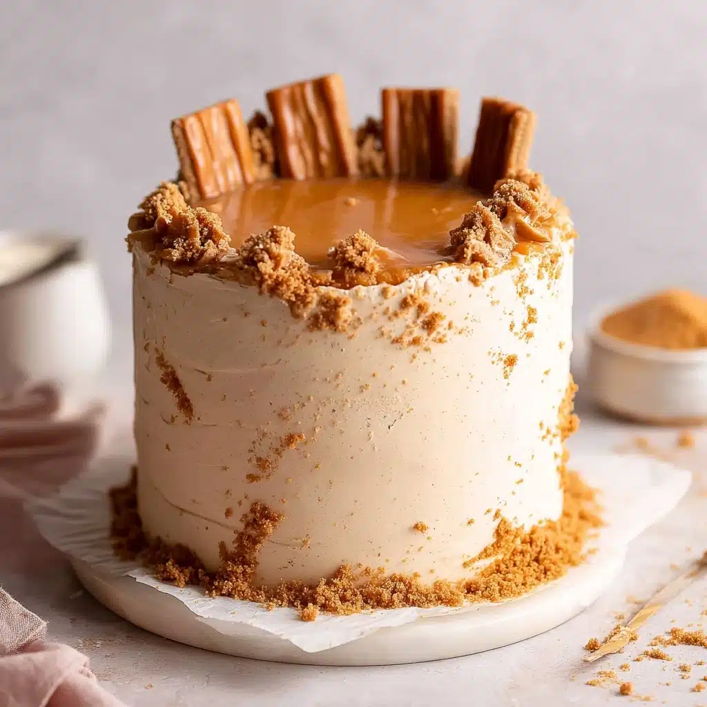 Biscoff Cookie Butter Cake Recipe
