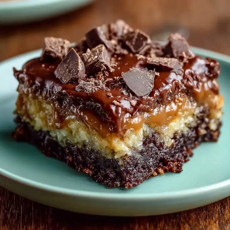 German Chocolate Poke Cake Recipe