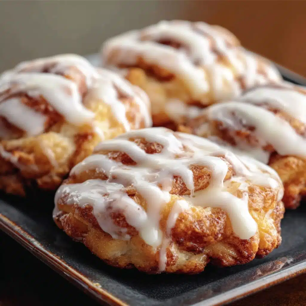 Baked Apple Fritters with Glaze Recipe