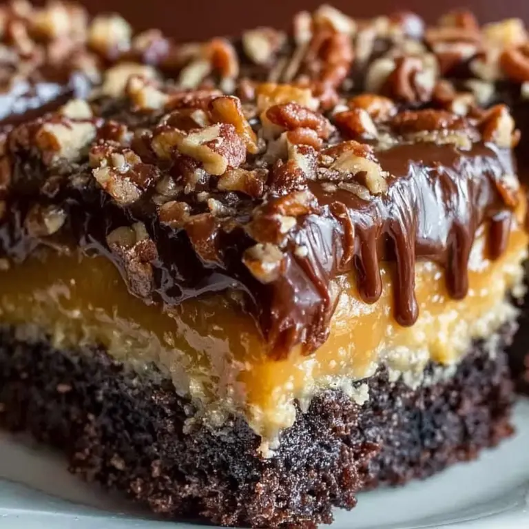 German Chocolate Poke Cake Recipe