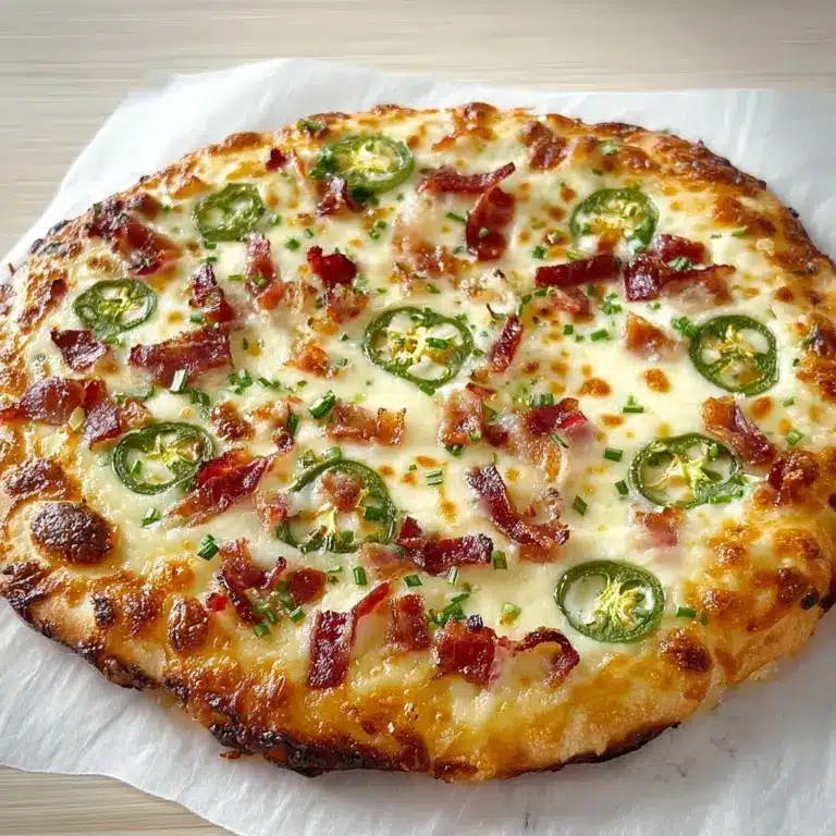 Quick Jalapeno Popper Flatbread Pizza Recipe