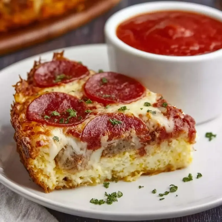 Pizza Style Cottage Cheese Bake Recipe