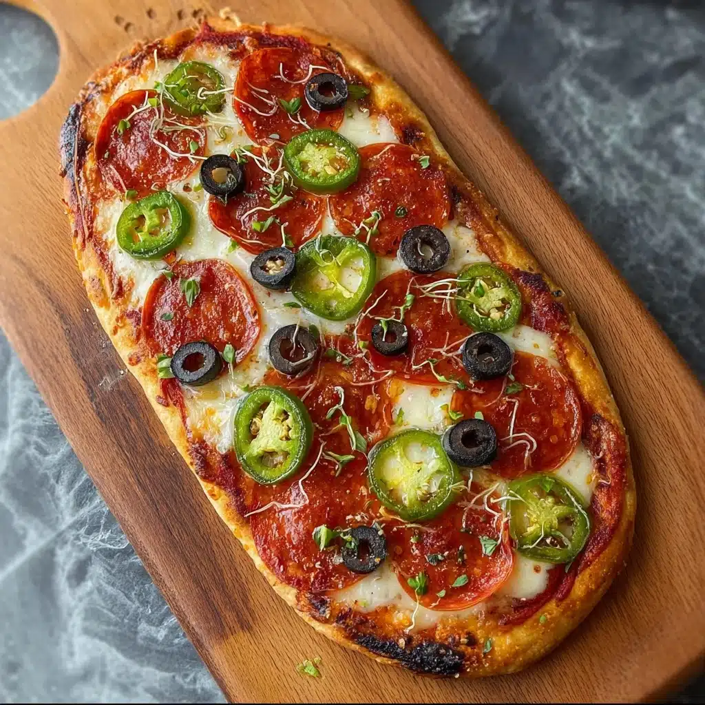 Delicious Hot Honey Flatbread Pizza Recipe - Recipe Image
