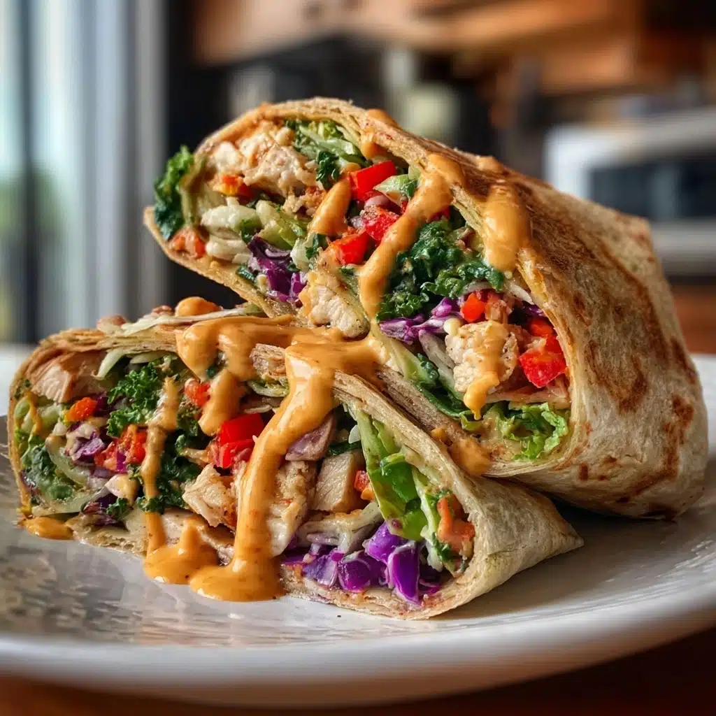 Thai Peanut Chicken Wraps Recipe - Recipe Image