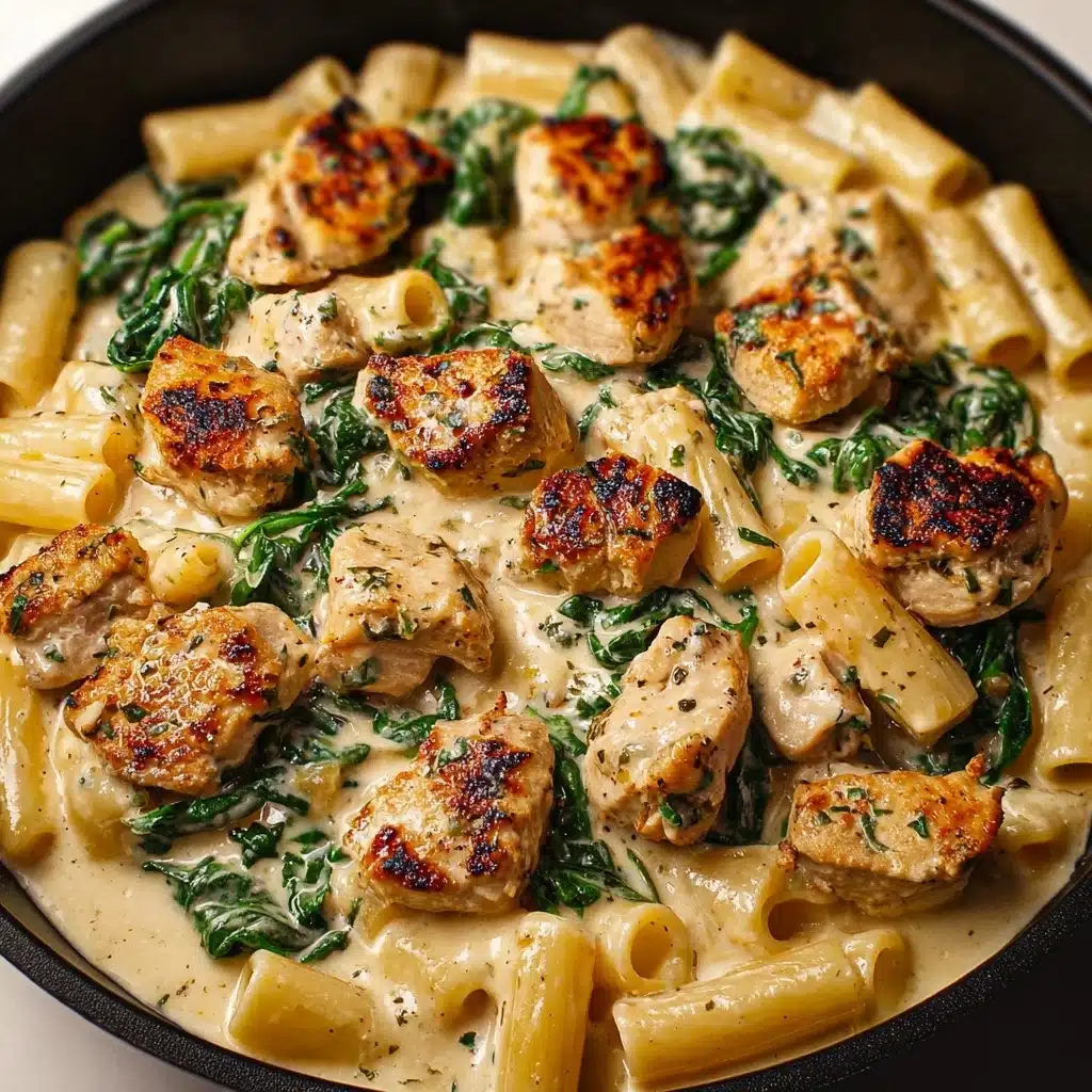 Healthy Garlic Parmesan Chicken Pasta Recipe - Recipe Image