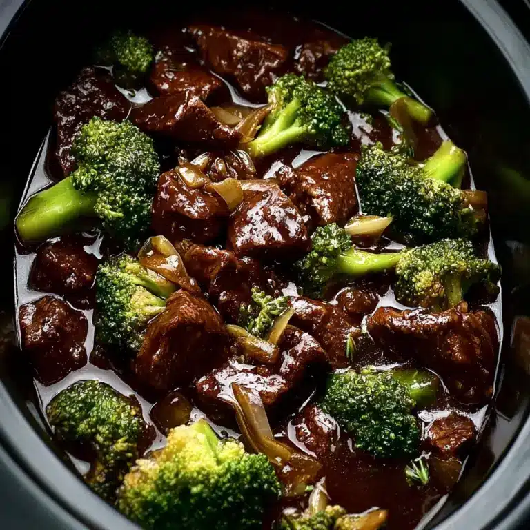 Savory Crock Pot Beef and Broccoli Recipe
