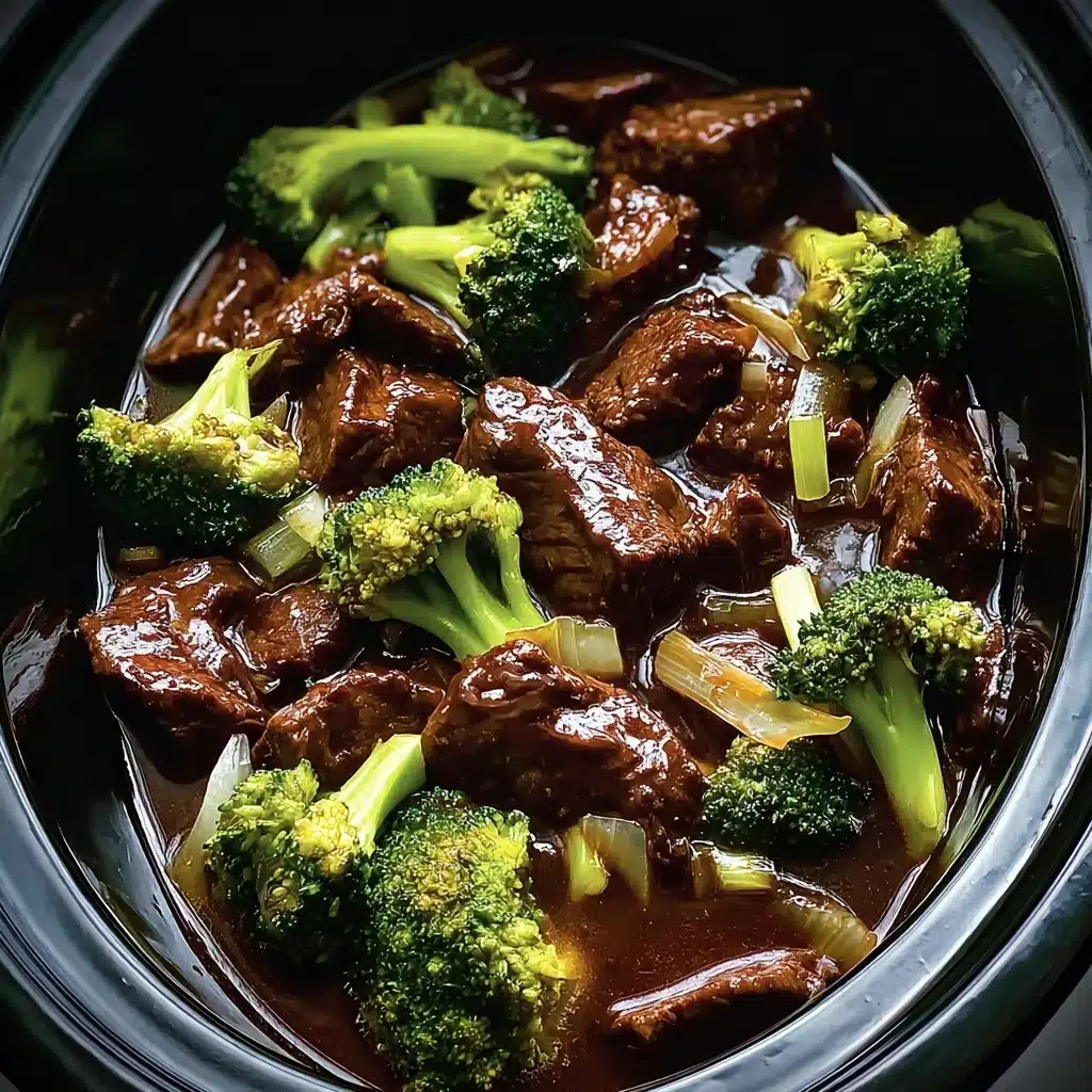 Savory Crock Pot Beef and Broccoli Recipe - Recipe Image