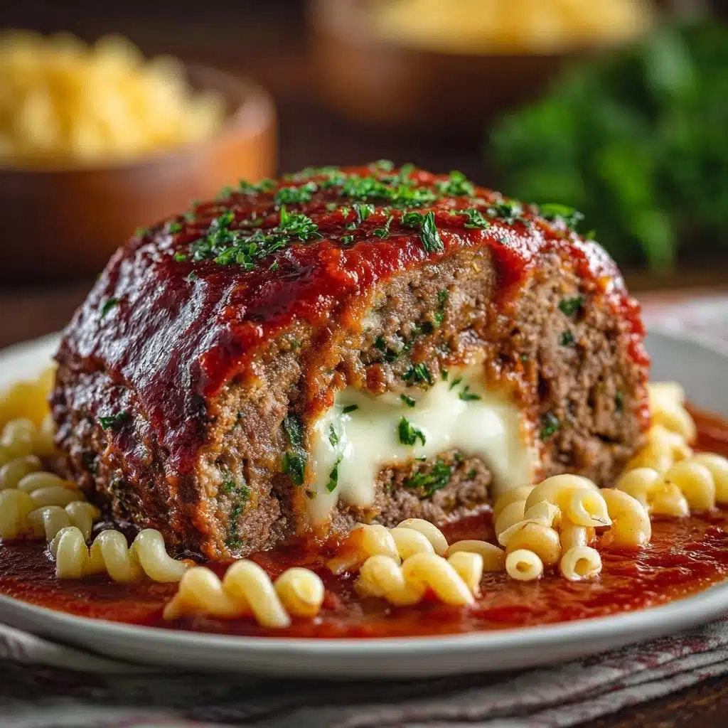 Melt-in-Your-Mouth Garlic Parmesan Chicken Meatloaf Recipe - Recipe Image
