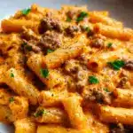 High Protein Creamy Beef Pasta Recipe