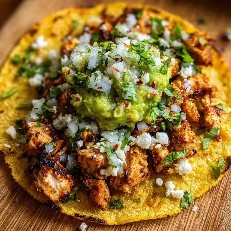 Chicken Street Tacos Recipe