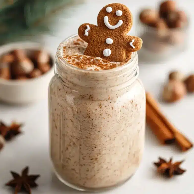 Gingerbread Cookie Overnight Oats Recipe