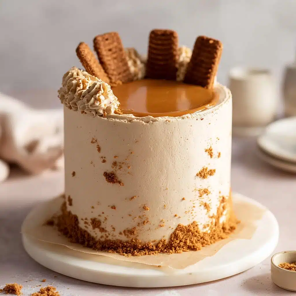 Biscoff Cookie Butter Cake Recipe - Recipe Image