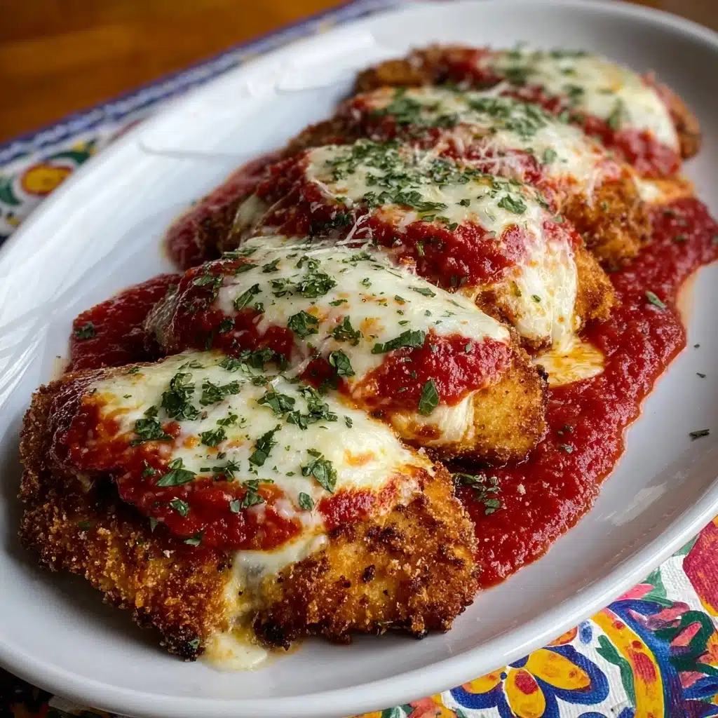 Easy Crispy Baked Chicken Parmesan Recipe - Recipe Image