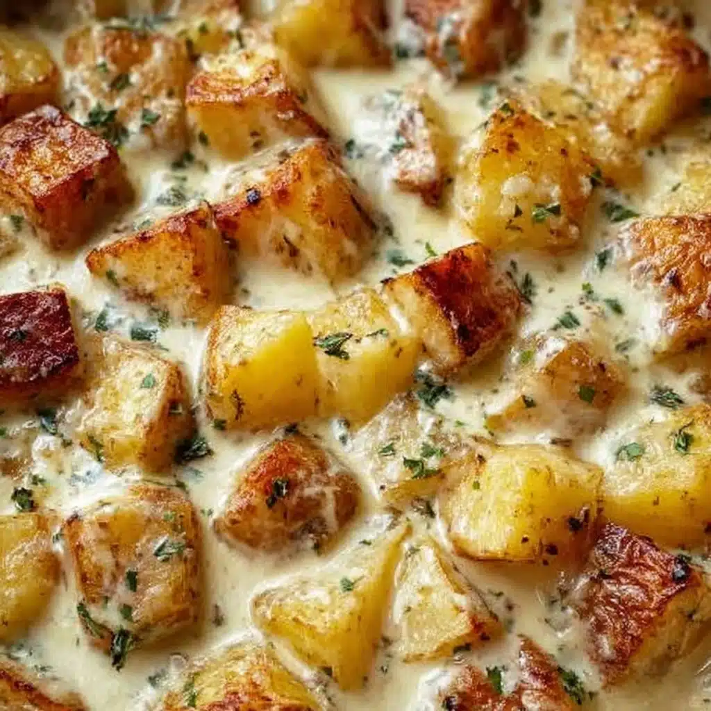 Garlic Parmesan Crockpot Chicken and Potatoes Recipe - Recipe Image