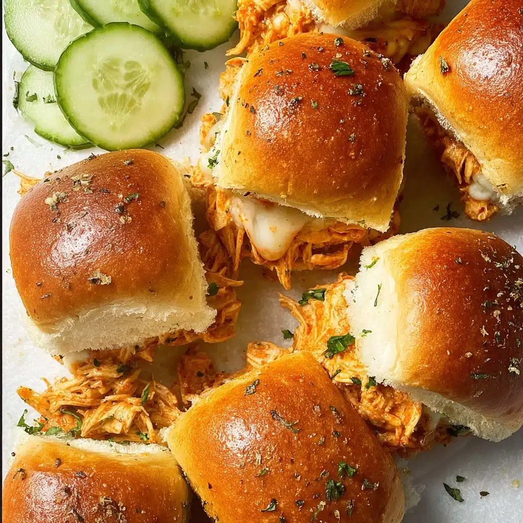 Spicy Buffalo Chicken Sliders Recipe - Recipe Image