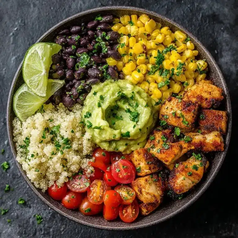 Street Corn Chicken Bowl Meal Prep Recipe