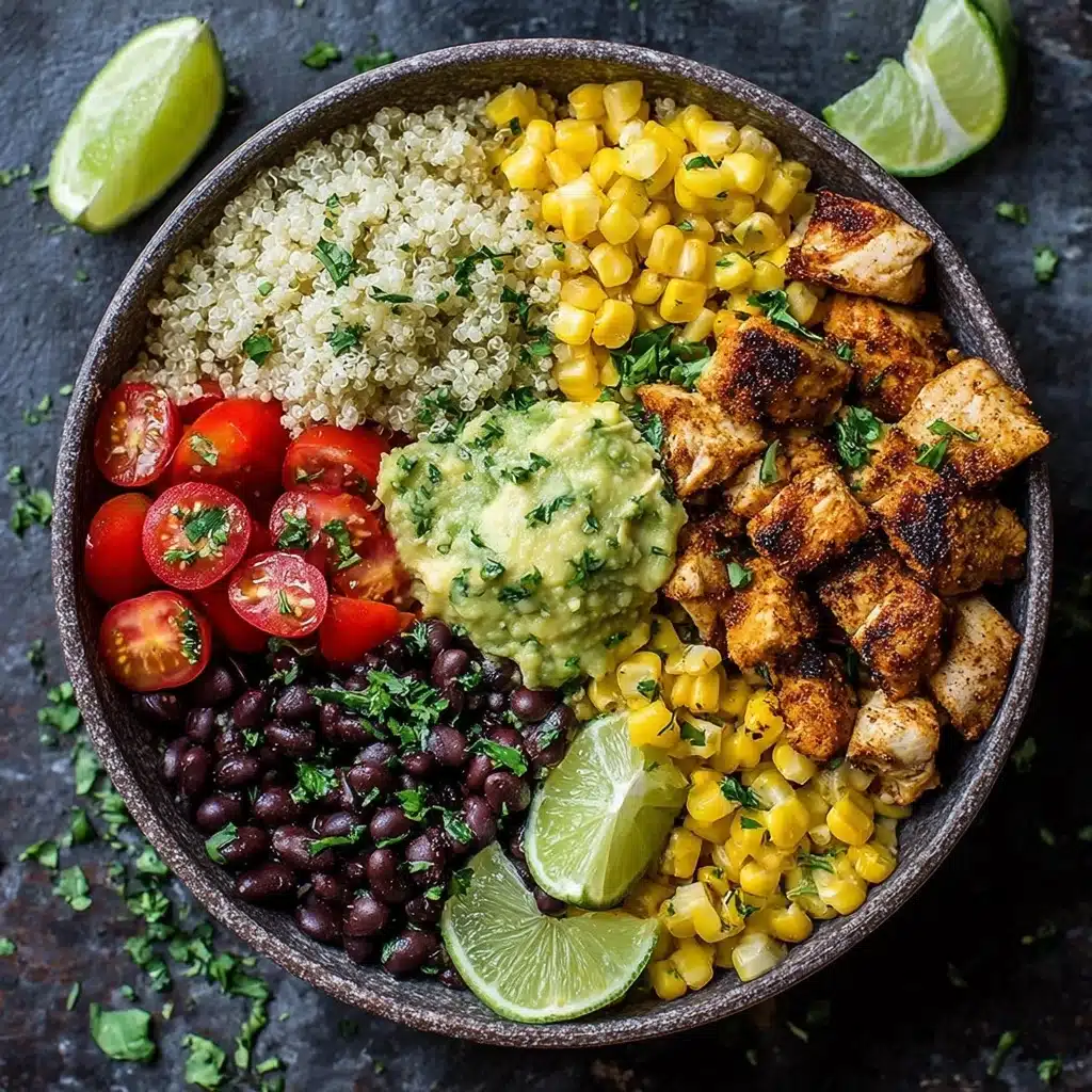 Street Corn Chicken Bowl Meal Prep Recipe - Recipe Image