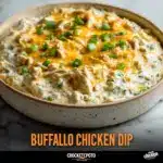 Crockpot Buffalo Chicken Dip Recipe