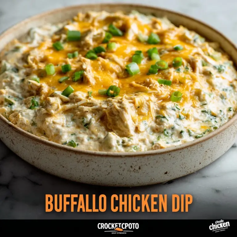 Crockpot Buffalo Chicken Dip Recipe