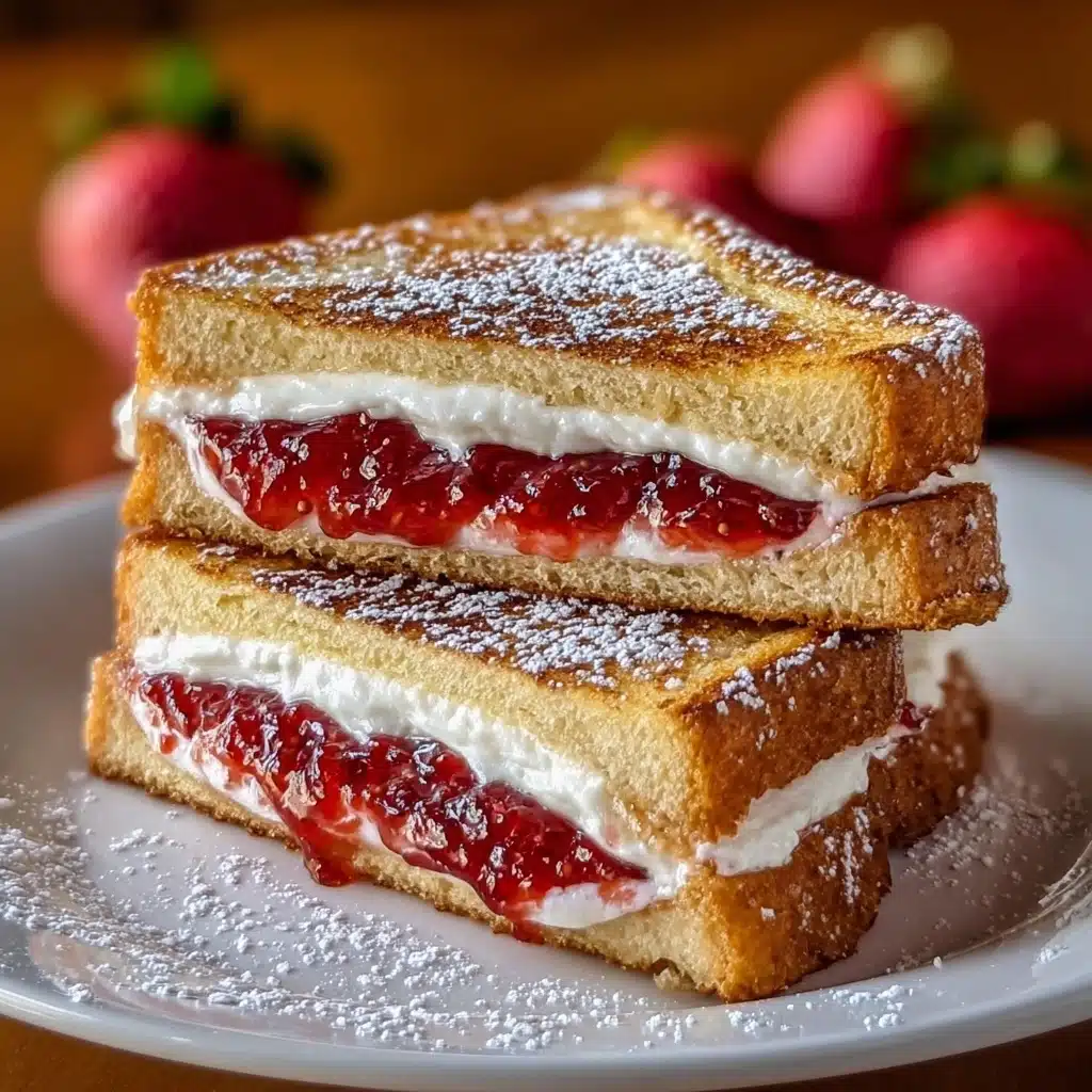 Fried Strawberry Cheesecake Sandwiches Recipe - Recipe Image