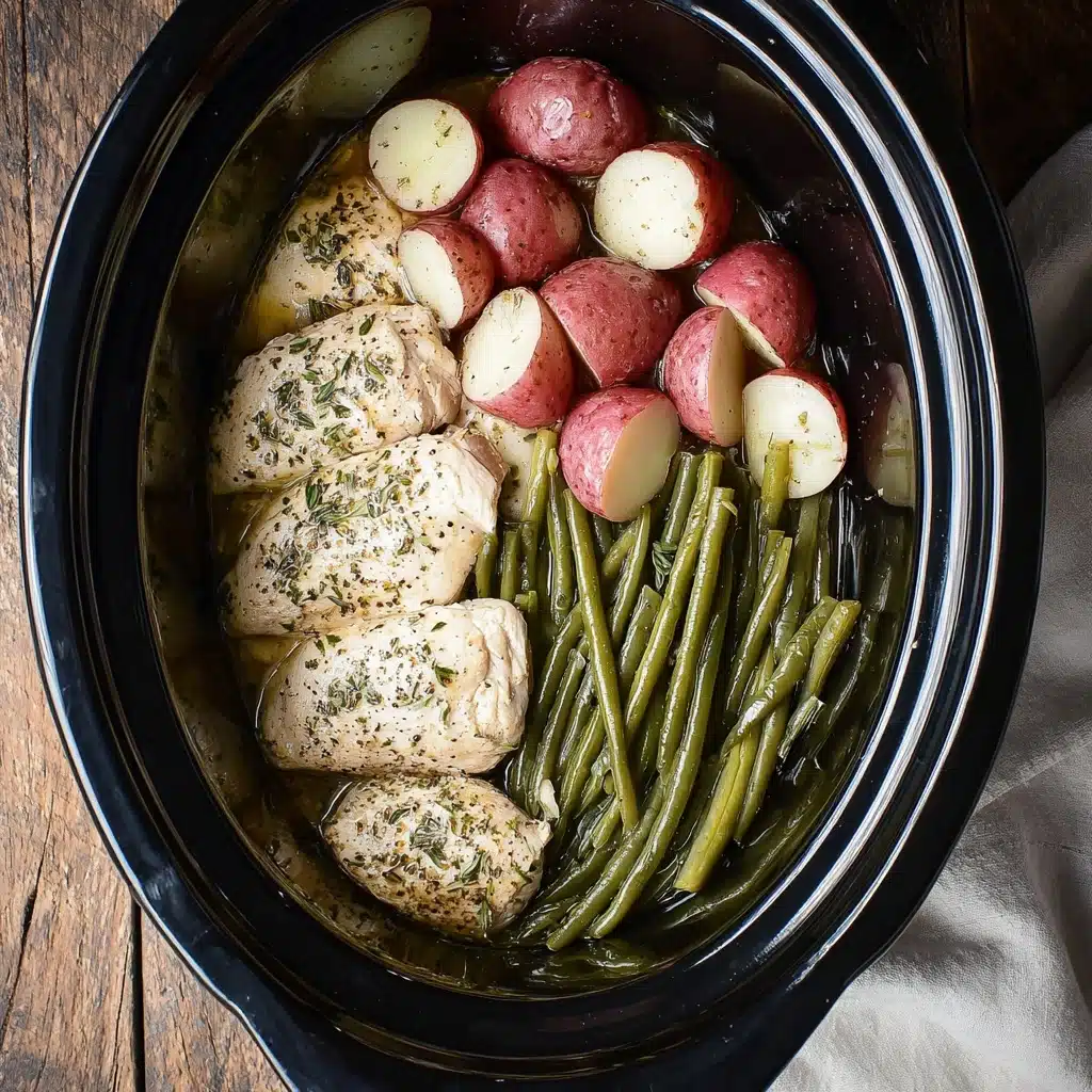Crockpot Chicken, Potatoes and Green Beans Recipe