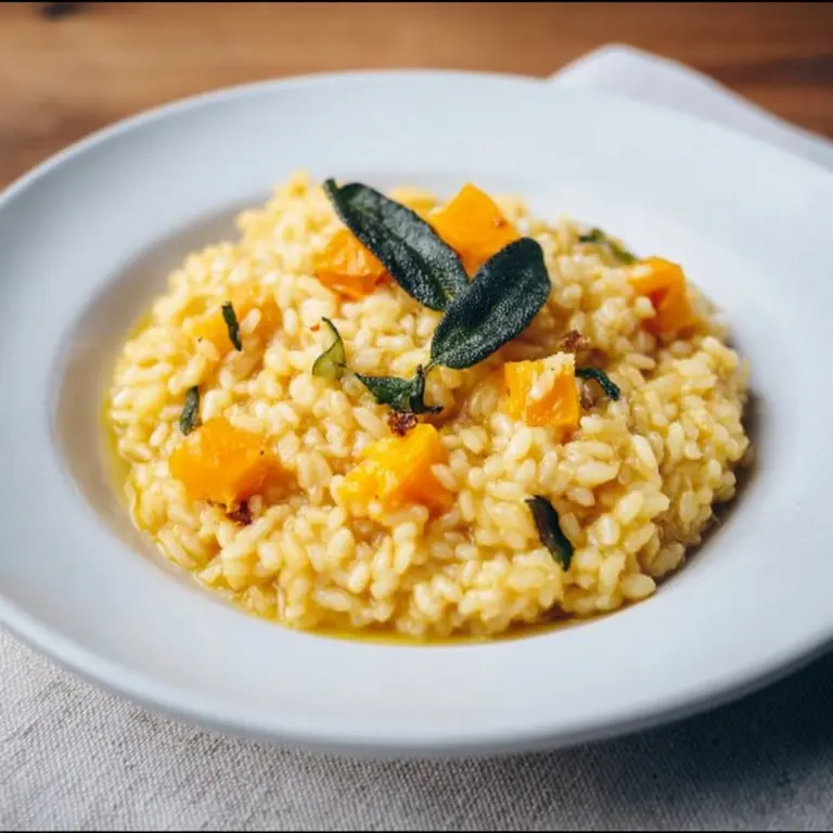 Butternut Squash and Sage Risotto Recipe