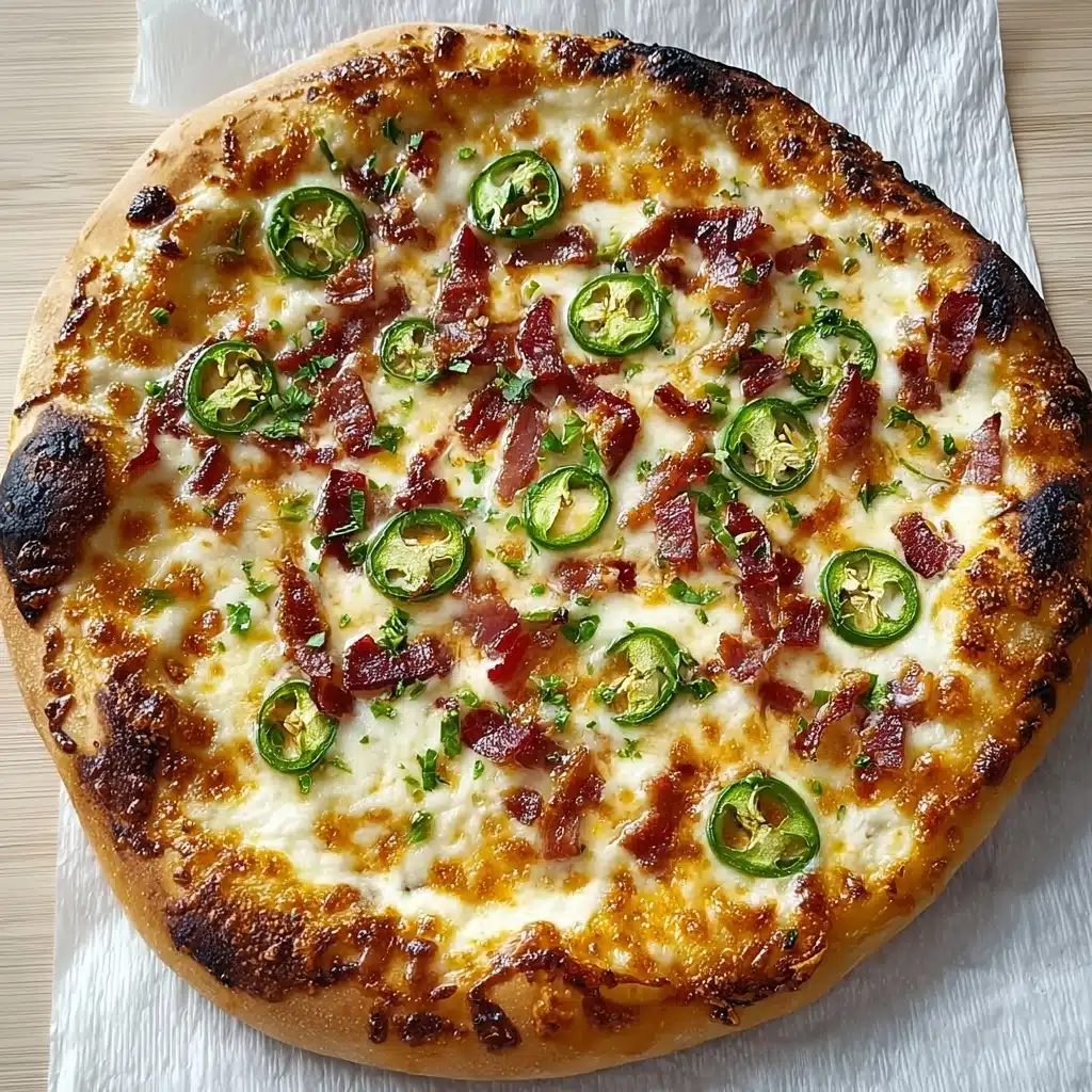 Quick Jalapeno Popper Flatbread Pizza Recipe - Recipe Image
