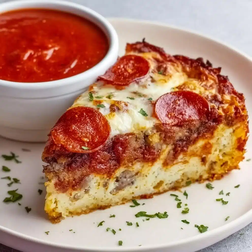 Pizza Style Cottage Cheese Bake Recipe - Recipe Image