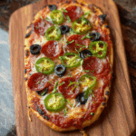 Delicious Hot Honey Flatbread Pizza Recipe