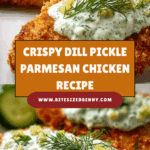 Crispy Dill Pickle Parmesan Chicken Recipe