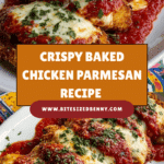 Easy Crispy Baked Chicken Parmesan Recipe
