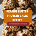 No-Bake Peanut Butter Protein Balls Recipe