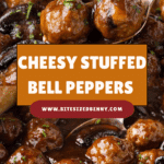 Peppers with Cheesy Ground Beef Recipe