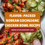 Korean Gochujang Chicken Bowl Recipe