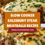 Slow Cooker Salisbury Steak Meatballs Recipe